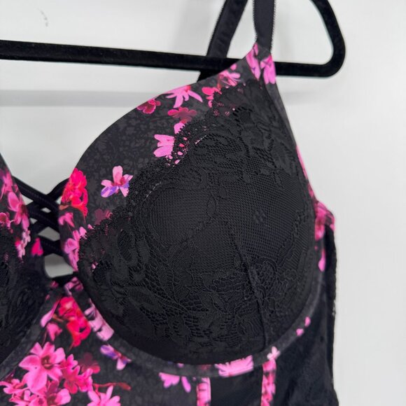 Torrid sexy curves XO Plunge Push-Up Bra corset like style size 42 DDD new witho - Picture 2 of 12